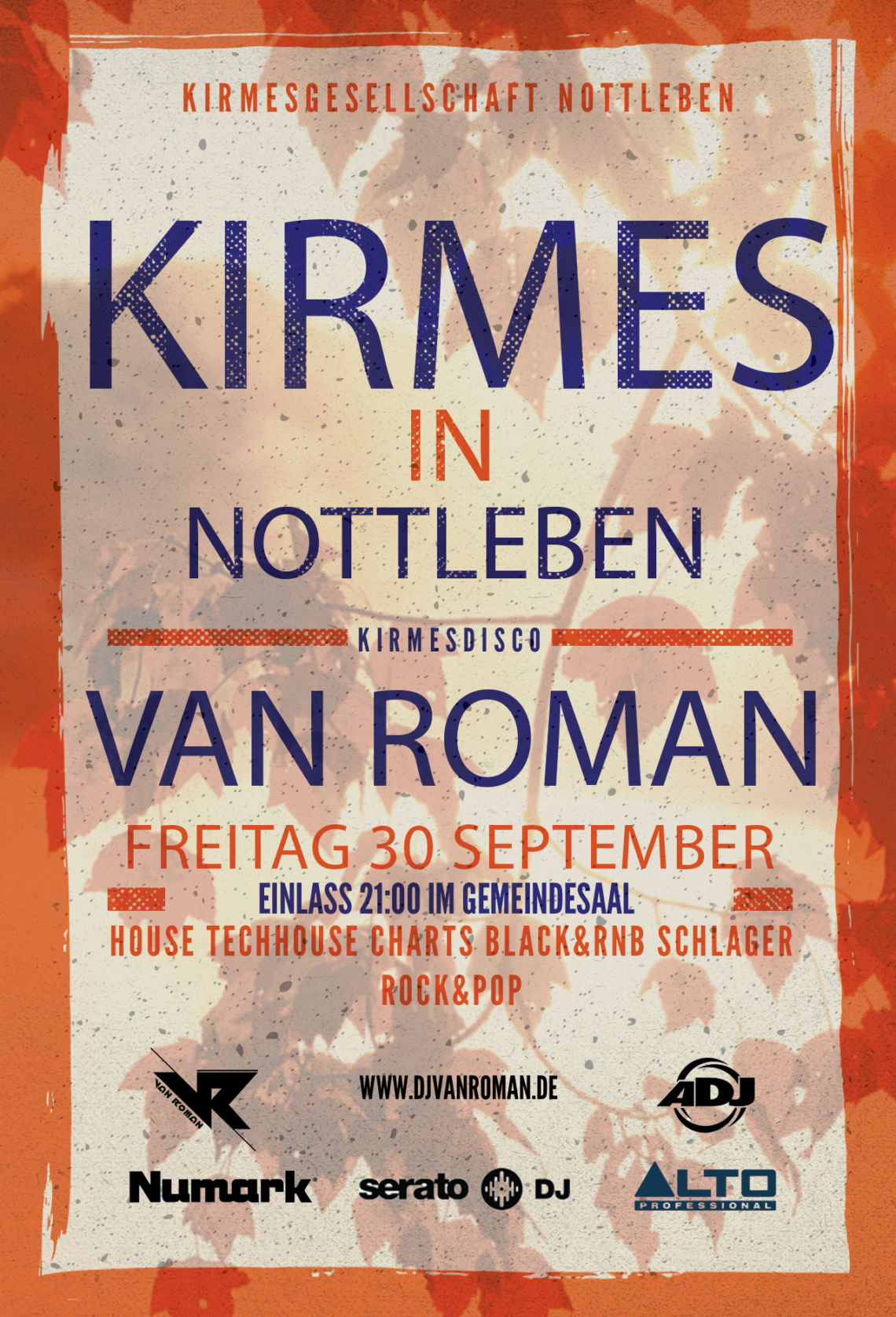 Kirmesdisco Nottleben 2016 mit DJ Van Roman